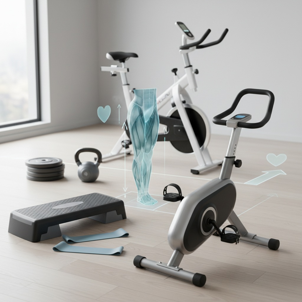 Kaip išsirinkti geriausius treniruoklius kojoms namų sportui