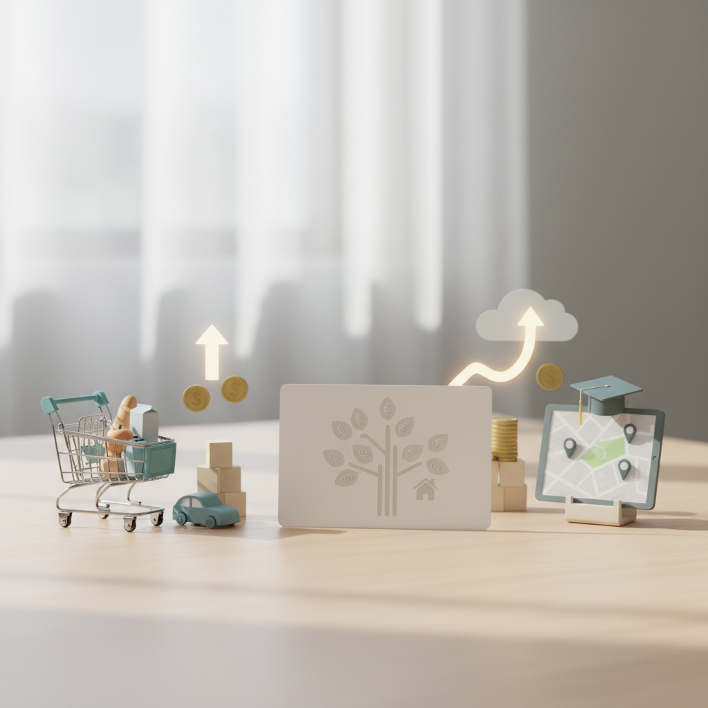 Kaip šeimos kortelė padeda sutaupyti kasdienėms išlaidoms