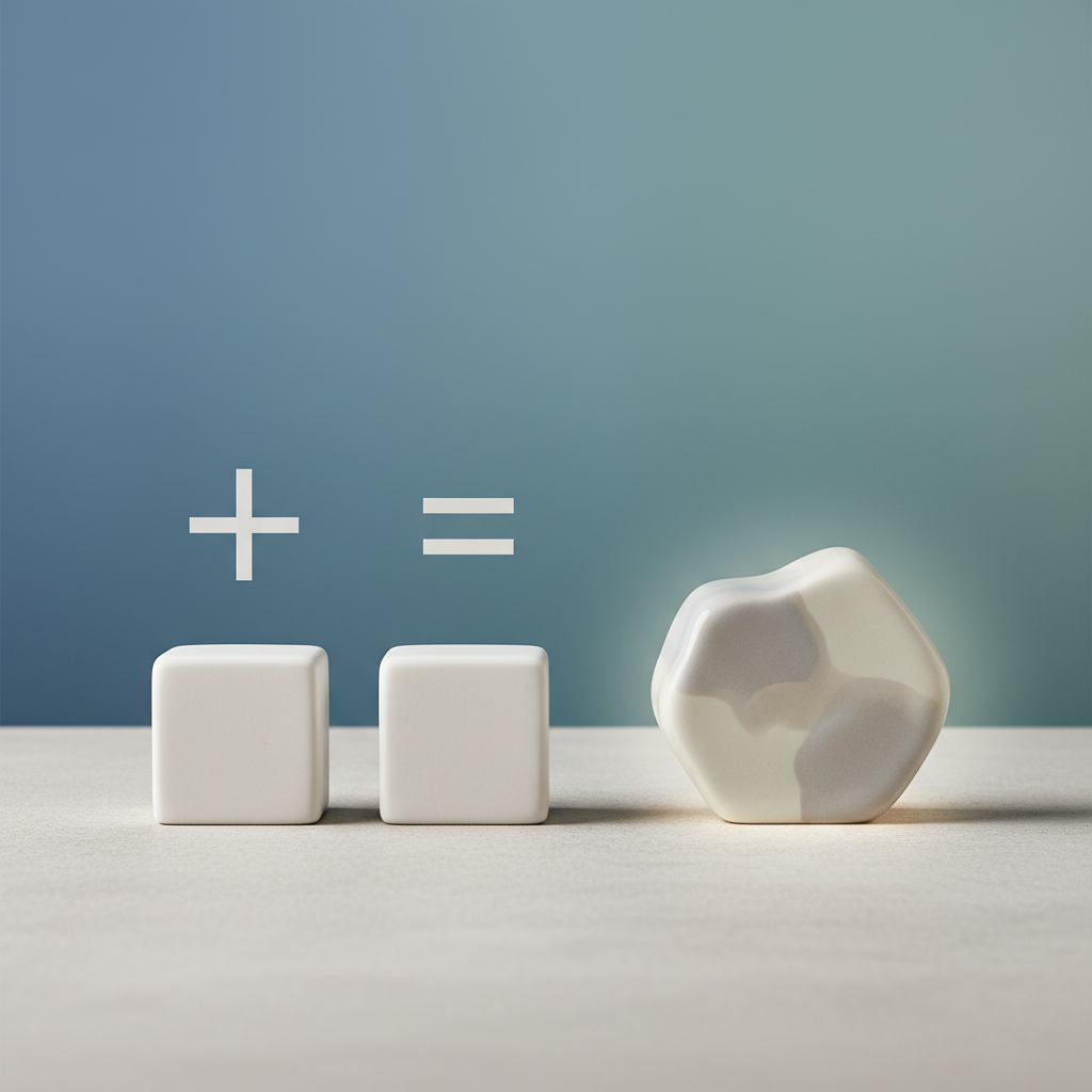 Kodėl 1 + 1 kartais nėra taip paprasta, kaip atrodo