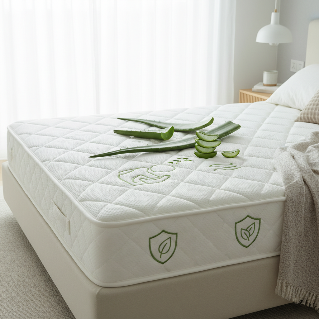 Kodėl verta rinktis čiužinį su aloe vera: privalumai jūsų miegui ir sveikatai