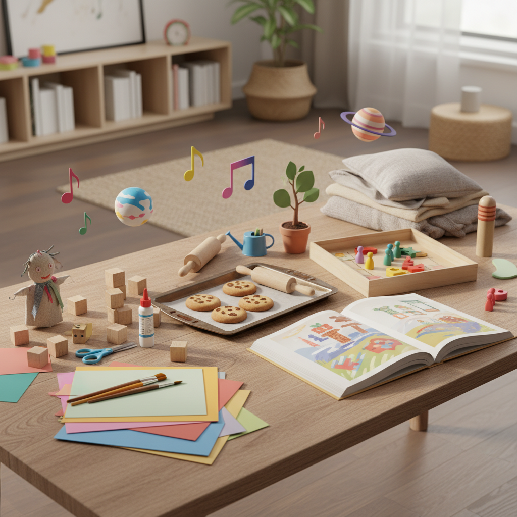 Kūrybiškos ir smagios veiklos su vaikais namuose idėjos: kaip praleisti laiką kartu