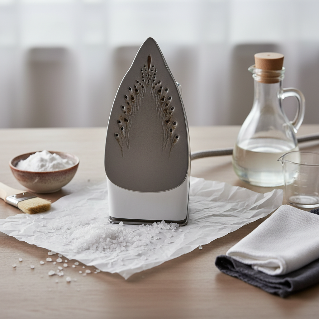 Kaip nuvalyti lygintuvą be chemijos? Paprasta gudrybė