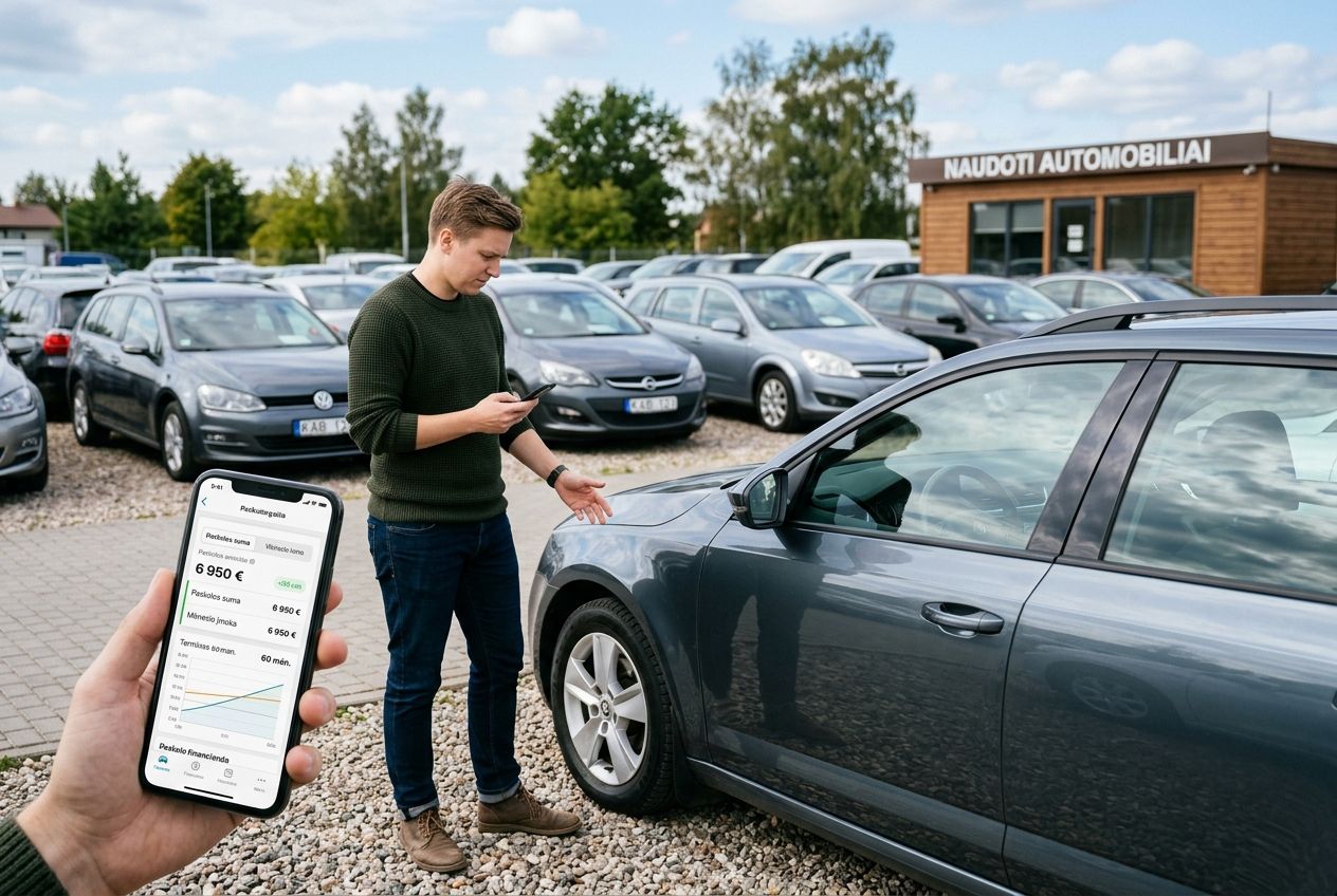 Automobilis iki 7 000 € su paskola: ką verta rinktis?
